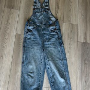 Madewell Light Blue Denim Overalls